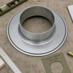 Costière toiture : diamètre et pente minimale, vue de dessus
