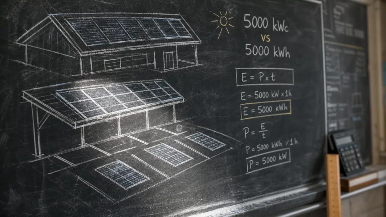 Combien de panneaux photovoltaïques pour 5000 kW : puissance et surface