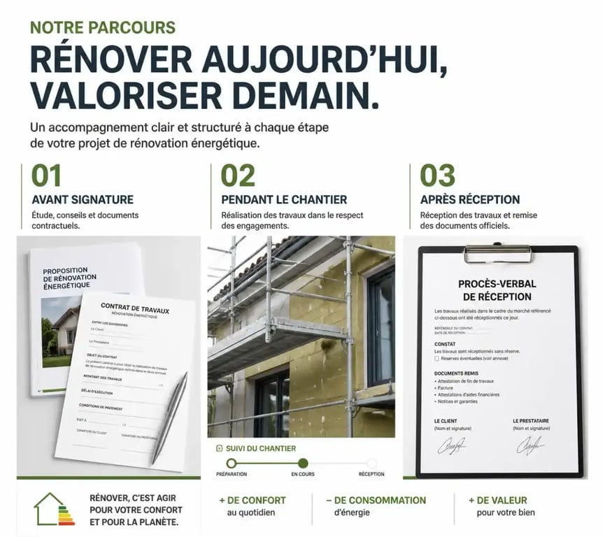 Comment sécuriser juridiquement son entreprise de rénovation énergétique avec un parcours avant, pendant et après chantier