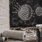 Peinture pour isolation thermique : microsphères et flux thermiques sur mur intérieur
