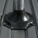 Pipeco bac acier : embase 355 mm EPDM pour étanchéité toiture
