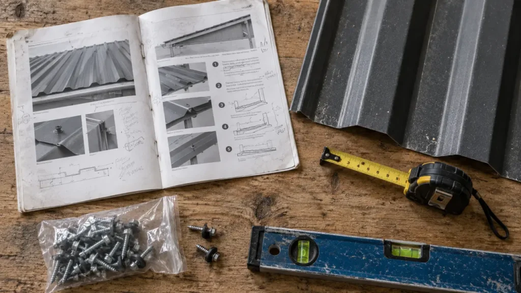 Pose bac acier PDF : notice de pose à vérifier sur chantier