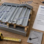 Toiture bac acier détail : étanchéité des finitions de pose